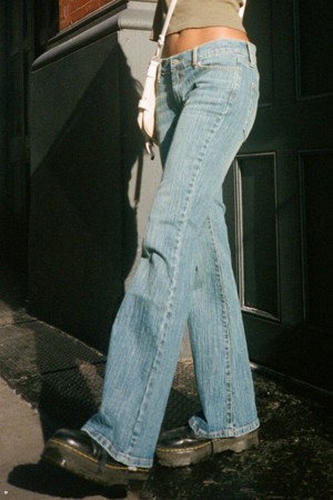 Blue Brandy Melville Brielle 90's Jeans | USA 34952-GFCE