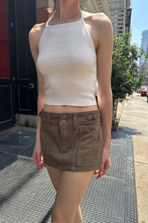 Brown Brandy Melville Hillary Skirts | USA 60879-GJDR