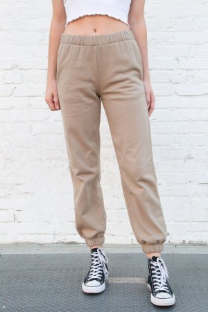 Brown Brandy Melville Rosa Sweatpants | USA 49721-ITQB