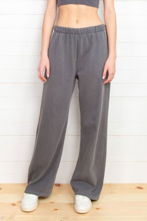 Dark Grey Brandy Melville Anastasia Sweatpants | USA 53092-QUVN