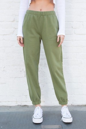 Green Brandy Melville Rosa Sweatpants | USA 80359-VWUX
