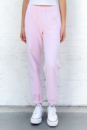 Light Pink Brandy Melville Rosa Sweatpants | USA 79314-ZYFX