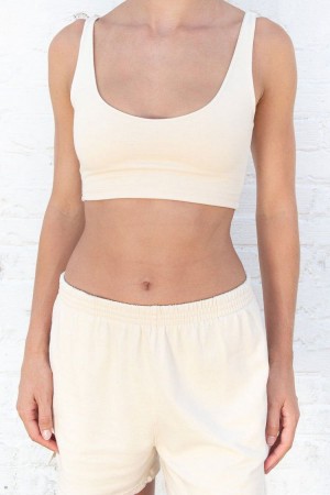 White Brandy Melville Lydia Tank Tops | USA 30615-MFOW