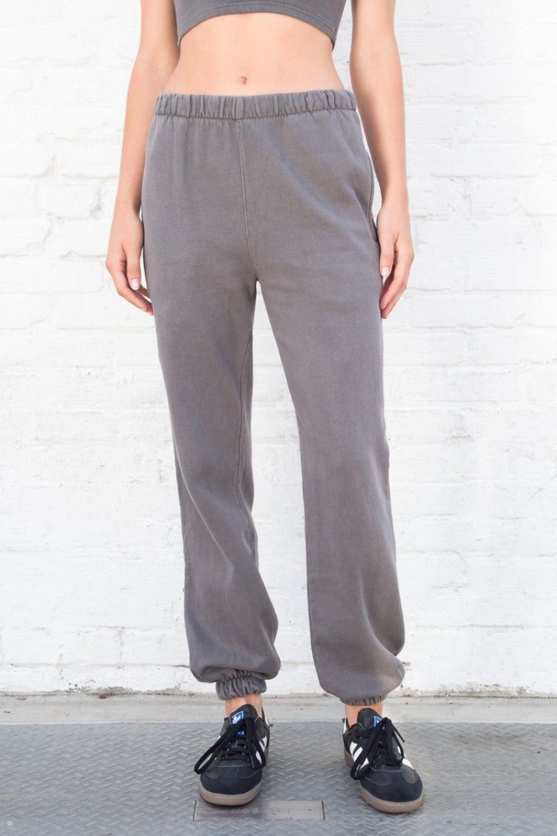 Grey Brandy Melville Rosa Sweatpants | USA 69548-WMJU