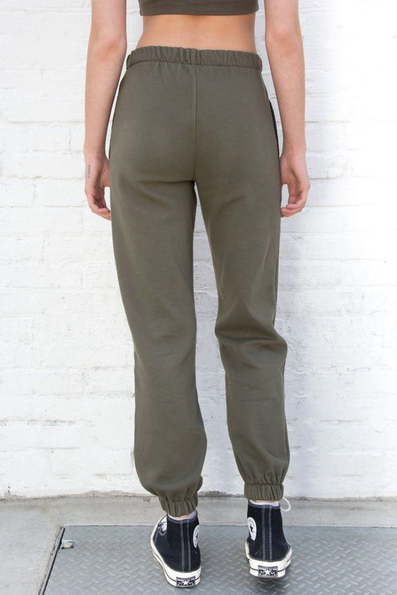 Olive Brandy Melville Rosa Sweatpants | USA 63028-HMXY