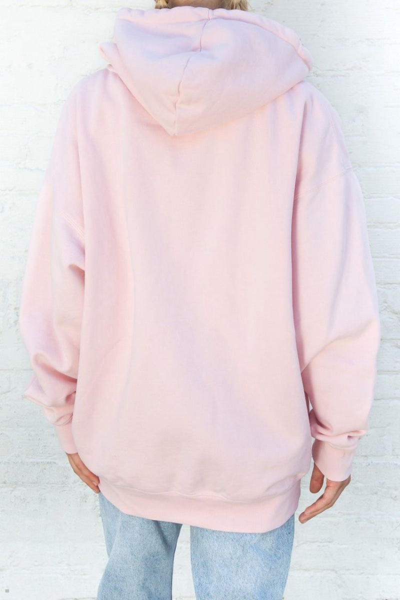 Pink Brandy Melville Christy Hoodie | USA 02561-AOVH