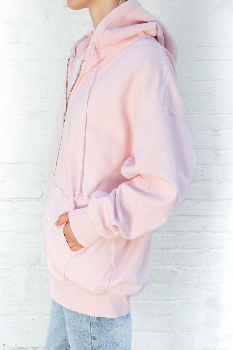 Pink Brandy Melville Christy Hoodie | USA 02561-AOVH