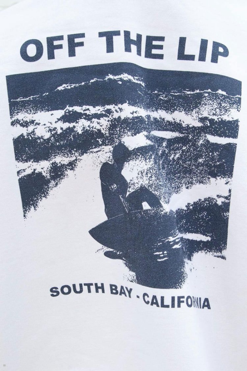 White Brandy Melville Christy South Bay California Hoodie | USA 94582-BNWS